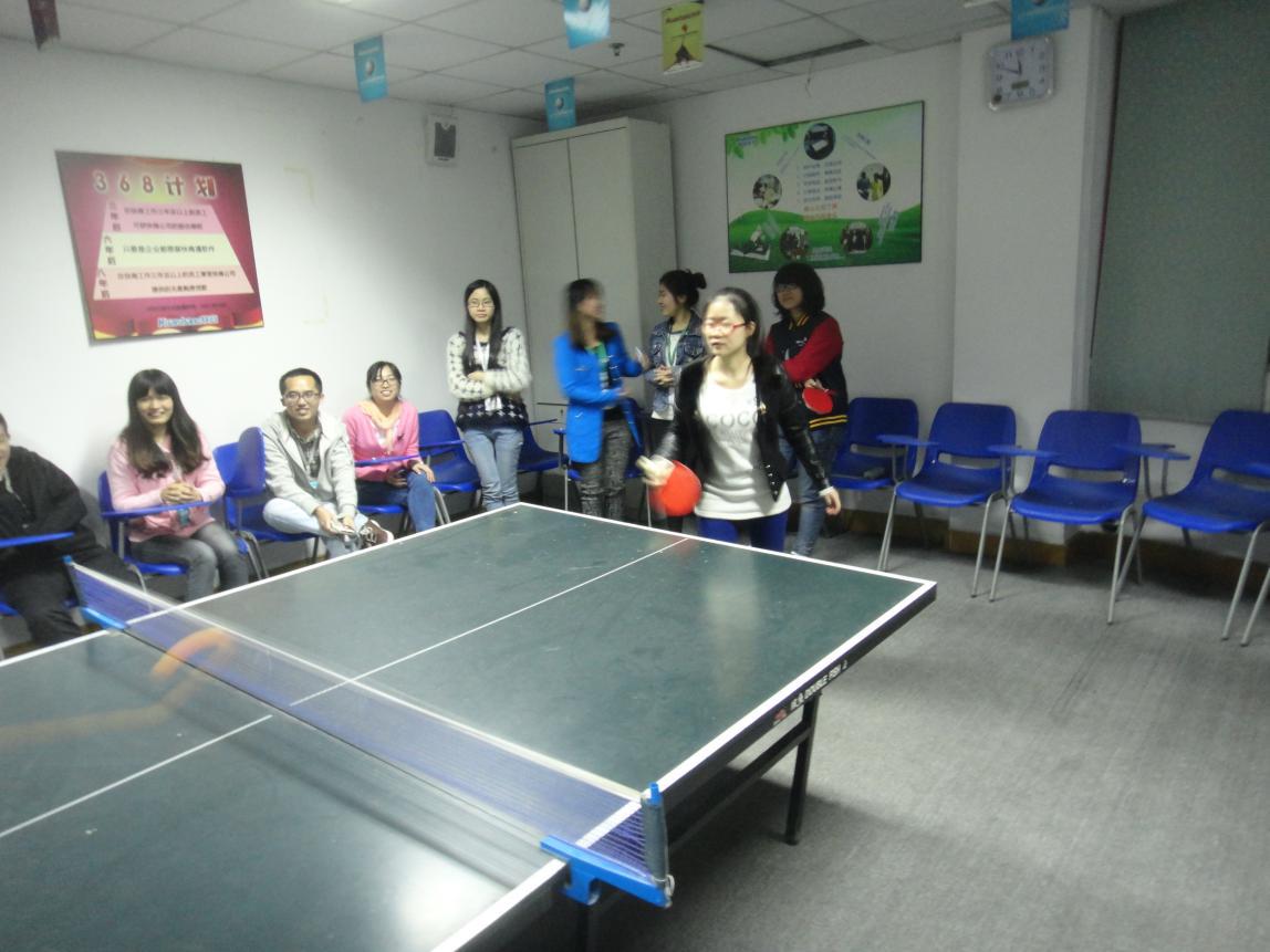 2014“快商杯”冬季乒乓球比赛