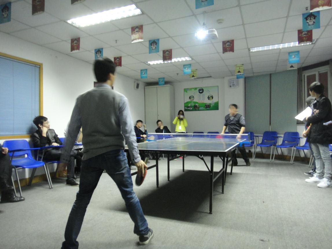 2014“快商杯”冬季乒乓球比赛