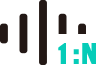 1:N